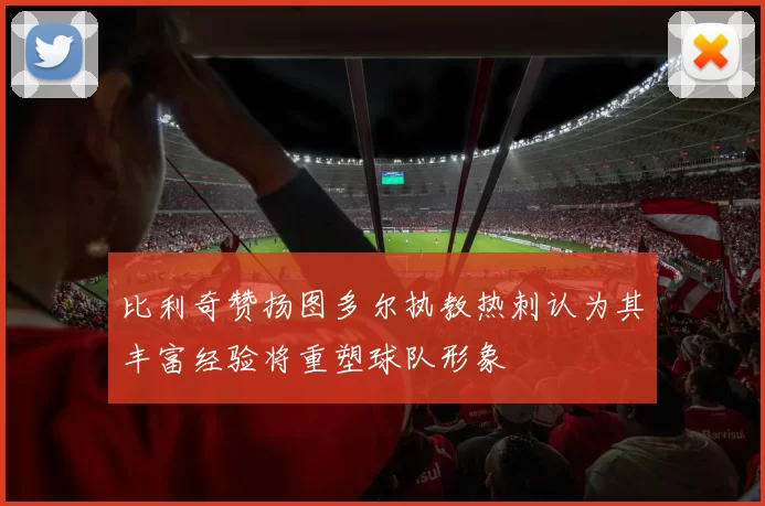 比利奇赞扬图多尔执教热刺认为其丰富经验将重塑球队形象