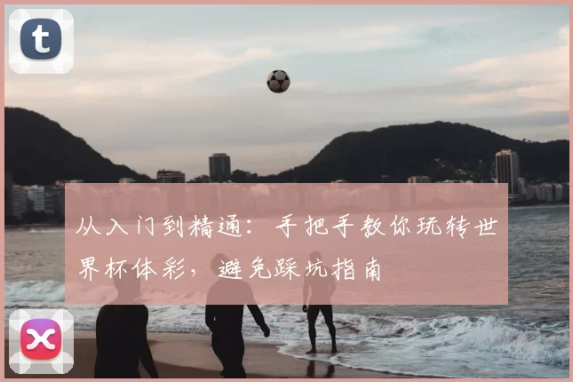从入门到精通:手把手教你玩转世界杯体彩,避免踩坑指南