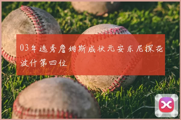 03年选秀詹姆斯成状元安东尼探花波什第四位